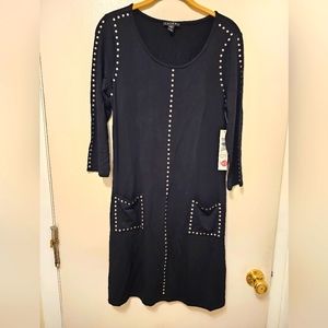 Tribal Black and silver studded Dress